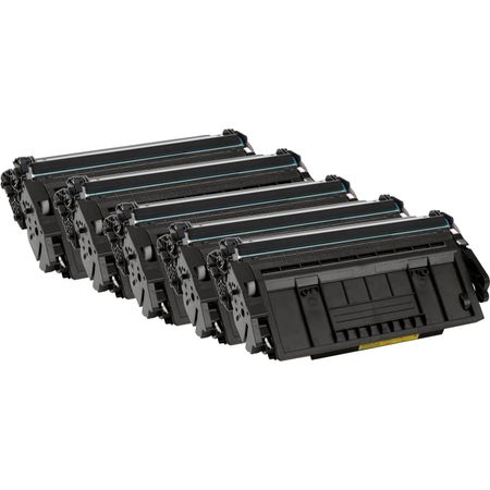 5 Pack HP 87A Black Compatible Toner Cartridge (CF287A)