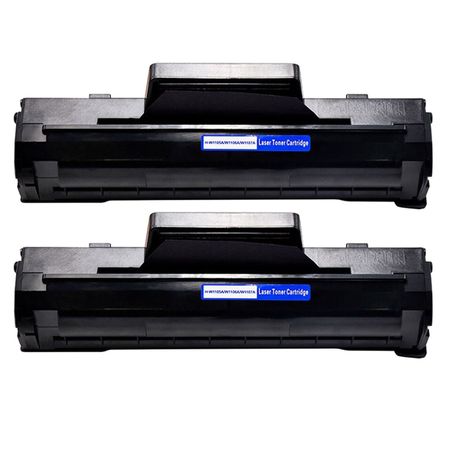 2 Pack HP 106A Black Compatible Toner Cartridge (W1106A)