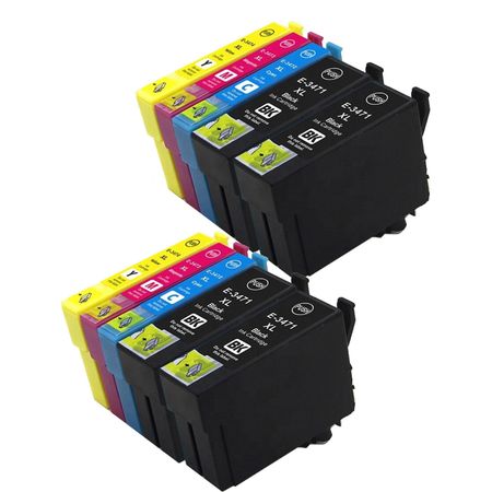 10 Pack Compatible Epson 34XL High Yield Printer Ink Cartridges