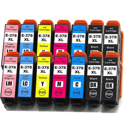14 Pack Epson 378XL High Yield Compatible Ink Cartridges
