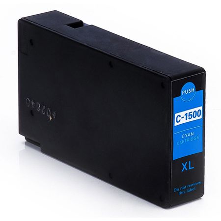 Compatible Canon PGI-1500XLC Cyan Ink High-Yield Cartridge