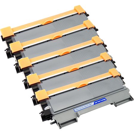 5 Pack Brother TN450 Black Compatible High-Yield Toner Cartridges (Replaces TN420)