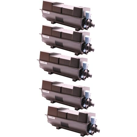 5 Pack Kyocera TK-1160 Compatible Standard Toner Cartridges