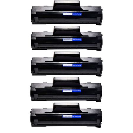 5 Pack HP 106A Black Compatible Toner Cartridge (W1106A)