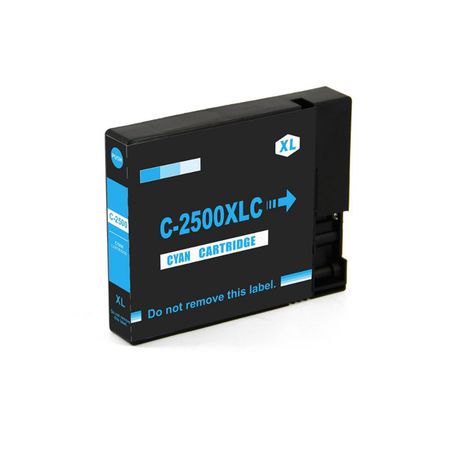Compatible Canon PGI-2500XLC Cyan Ink High-Yield Cartridge